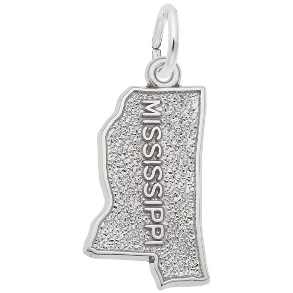 Mississippi Map Charm