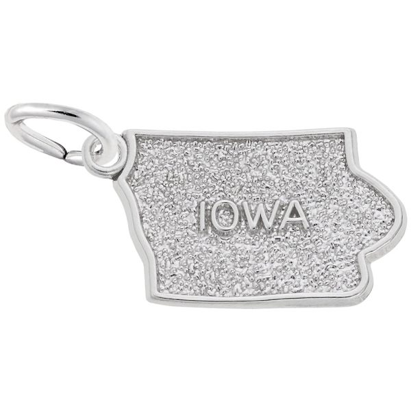 Iowa Map Charm