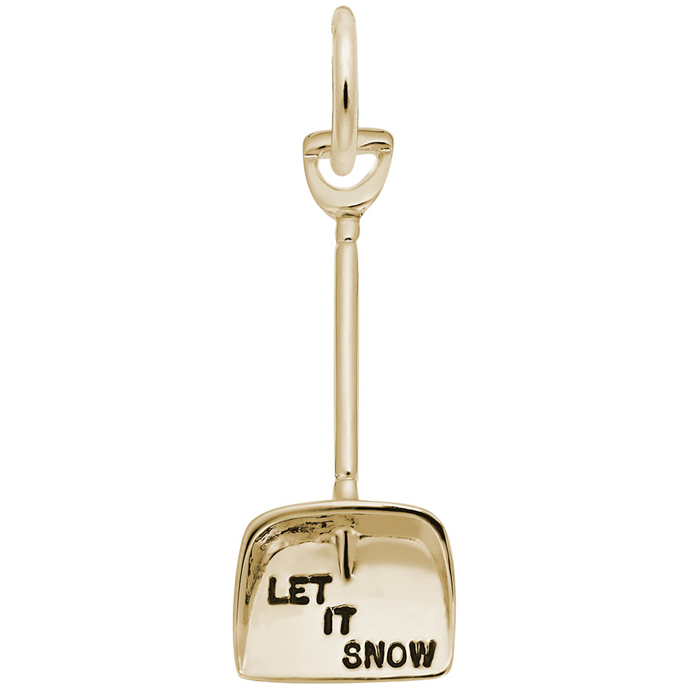 Let It Snow Shovel Charm