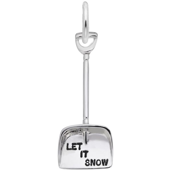 Let It Snow Shovel Charm