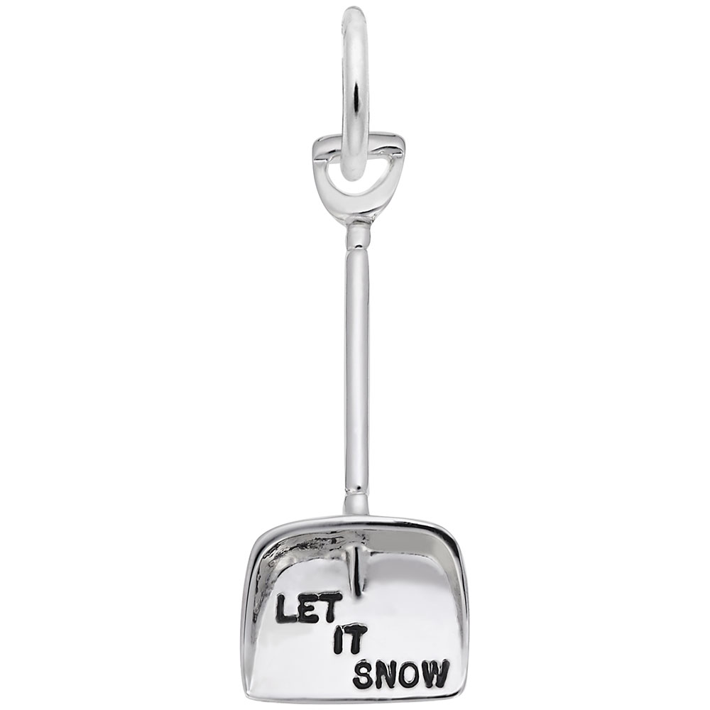 Let It Snow Shovel Charm - Image 1