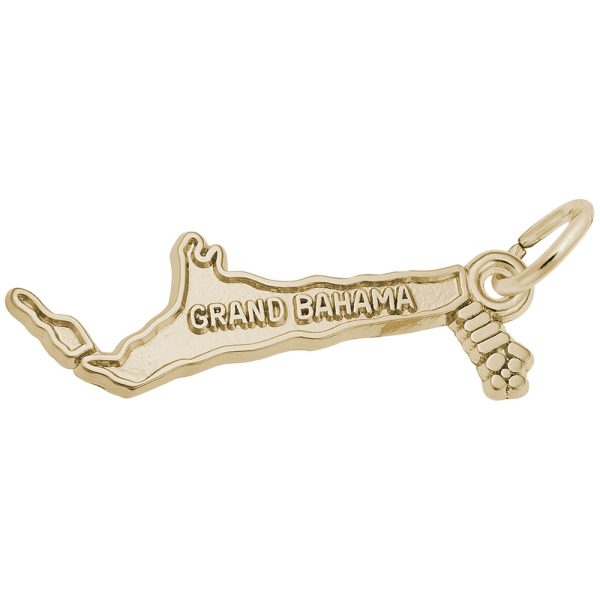 Grand Bahama Map Charm