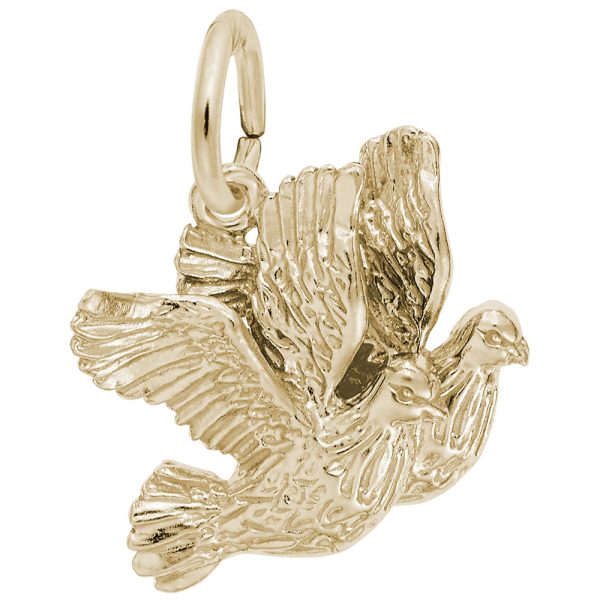 Turtle Doves Charm