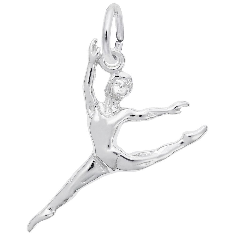 Leaping Ballet Dancer Charm - Image 1