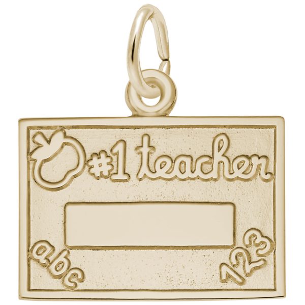 Number One Teacher Charm
