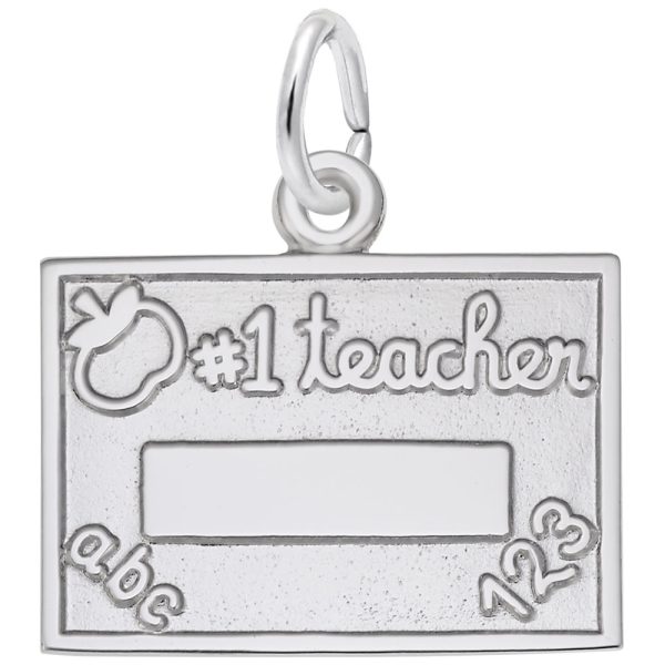 Number One Teacher Charm