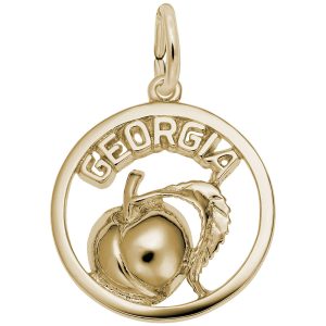 Georgia Peach Open Disc Charm