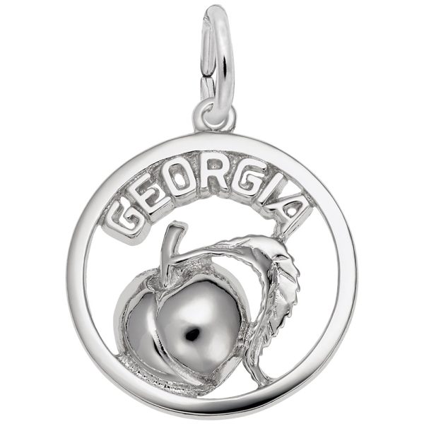 Georgia Peach Open Disc Charm