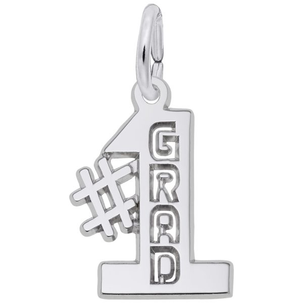 Number One Grad Charm