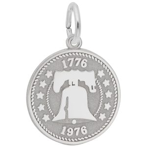 Liberty Bell Disc Charm