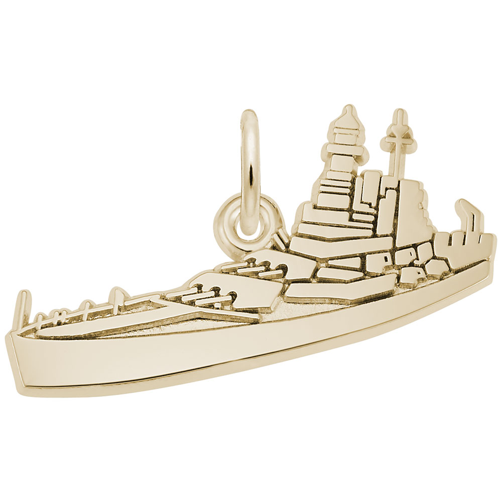 USS NC Ship Charm
