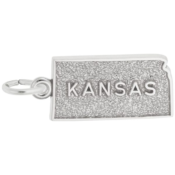 Kansas Map Charm