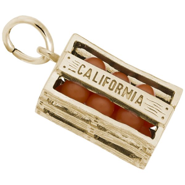 California Orange Crate Charm