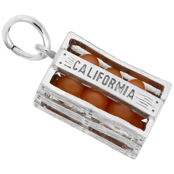 California Orange Crate Charm