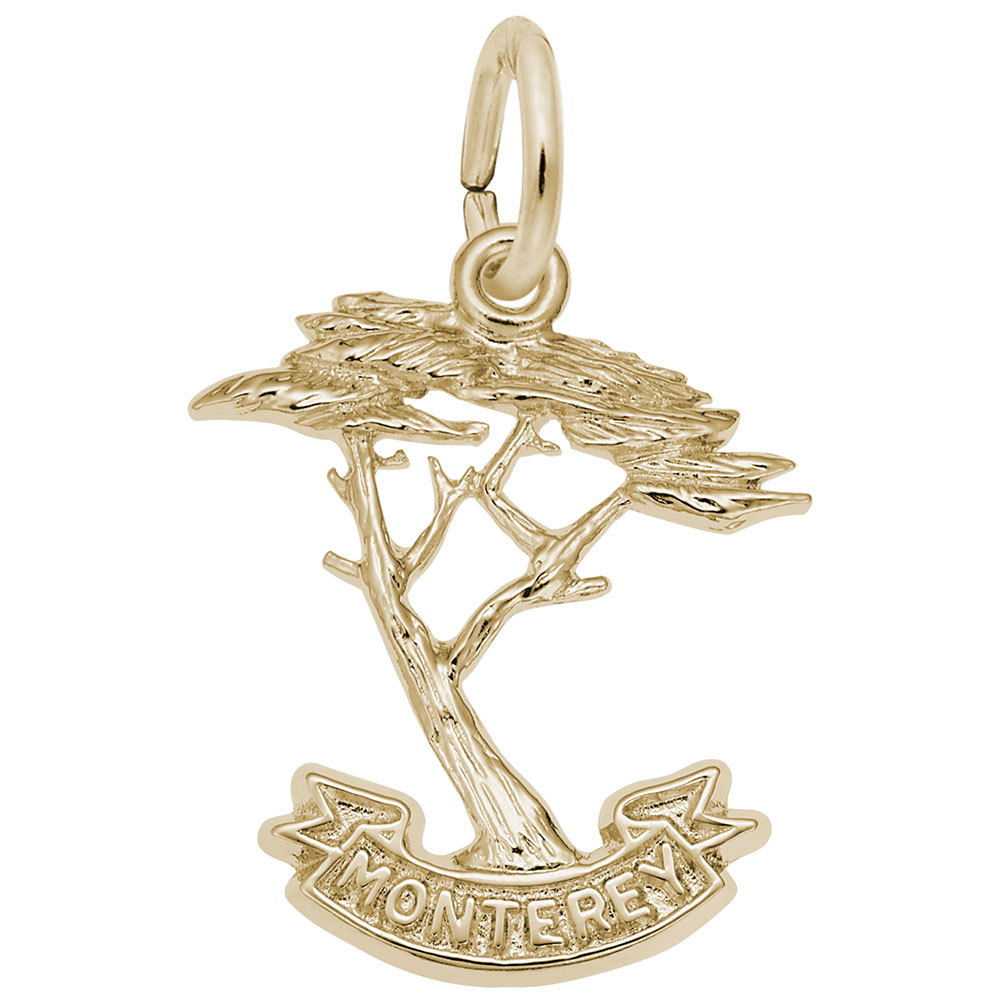 Monterey Cypress Tree Charm - Image 1