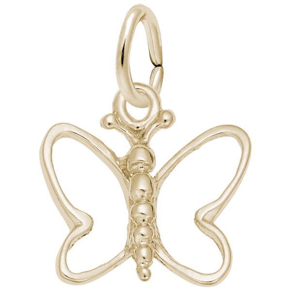 Small Open Wings Butterfly Charm