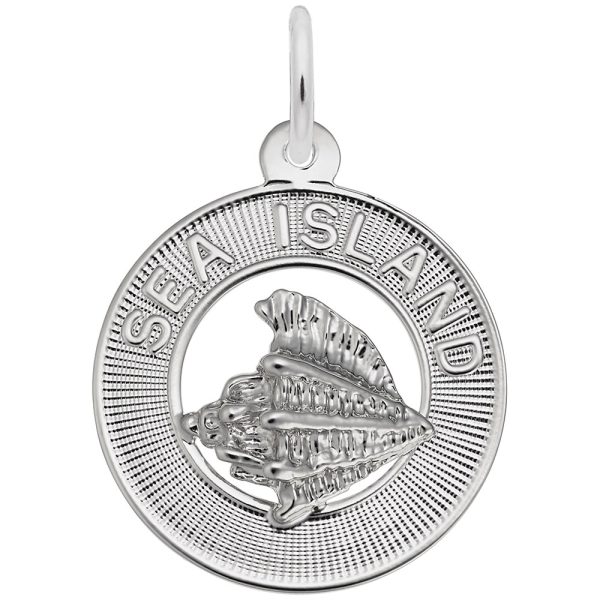 Sea Island Conch Shell Ring Charm
