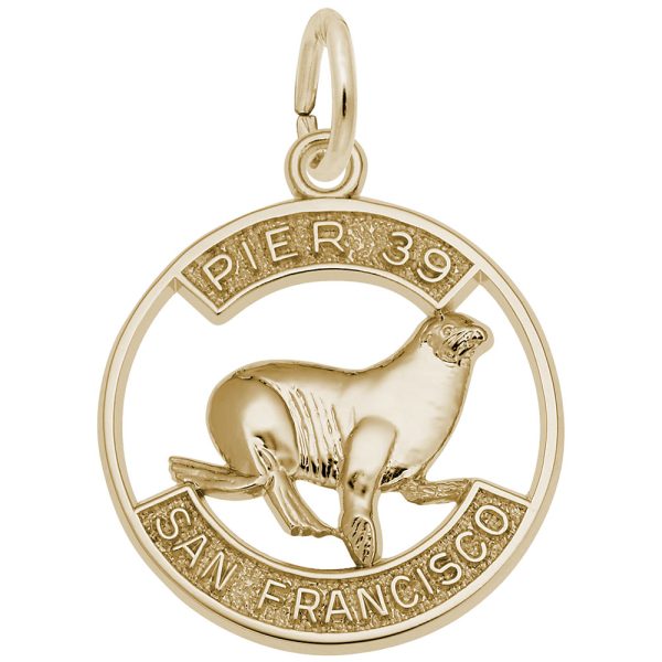Pier 39 Sea Lion Disc Charm