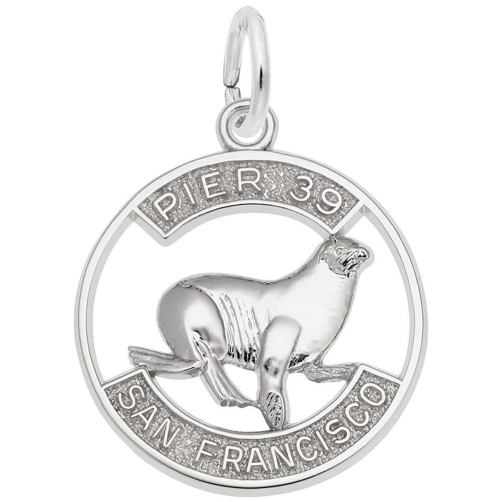 Pier 39 Sea Lion Disc Charm