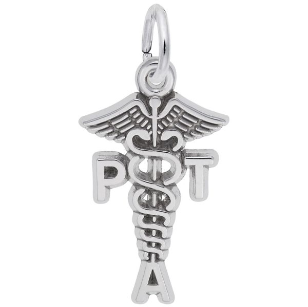 Physical Therapist Assistant Caduceus Charm