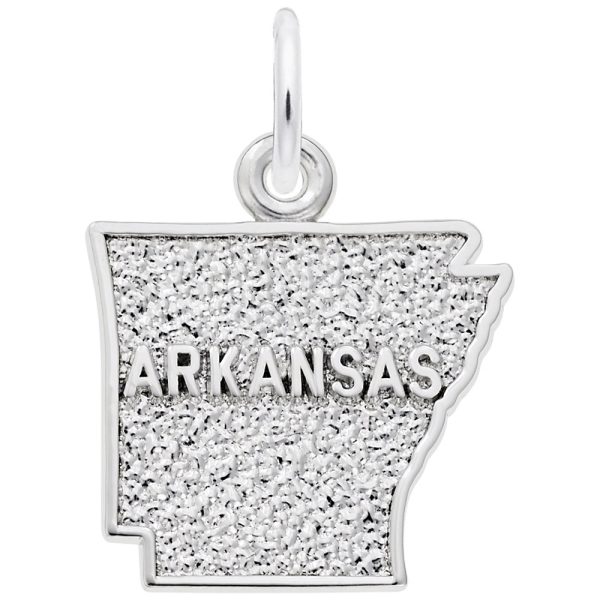Arkansas Map Charm