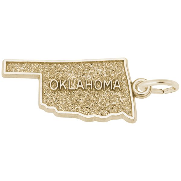 Oklahoma Map Charm