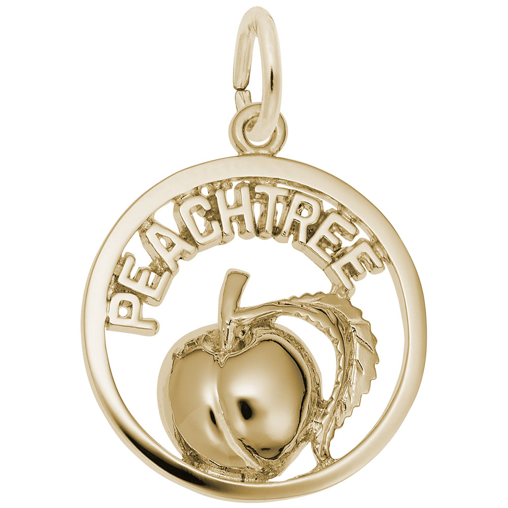 Peachtree Peach Open Disc Charm - Image 1