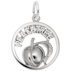 Peachtree Peach Open Disc Charm