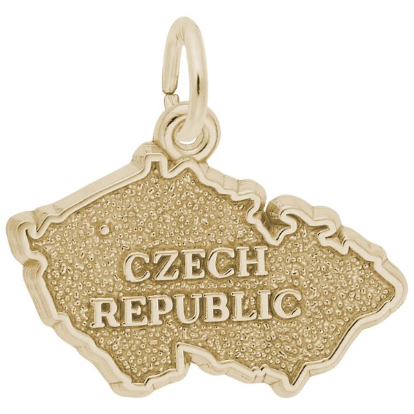 Czech Republic Map Charm