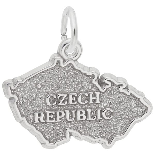 Czech Republic Map Charm