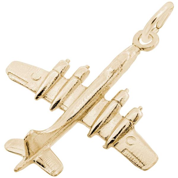 Military Plane Charm