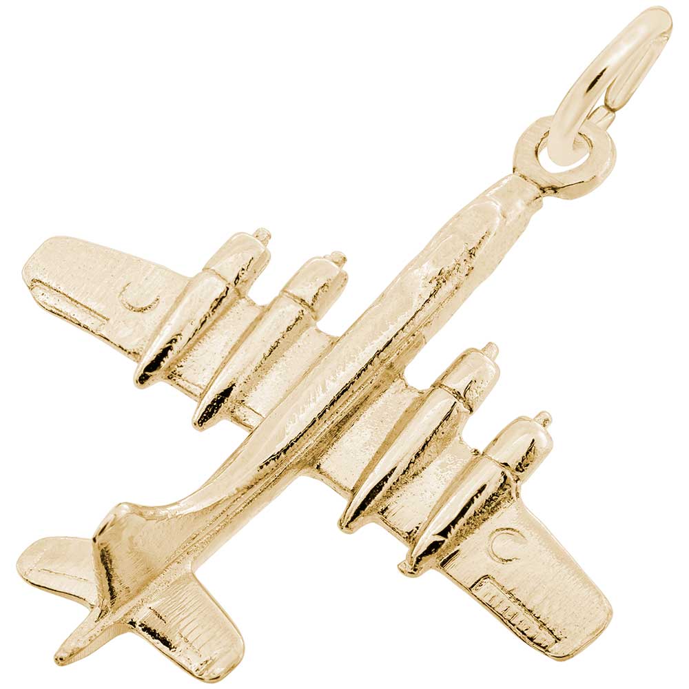 Military Plane Charm - Image 1