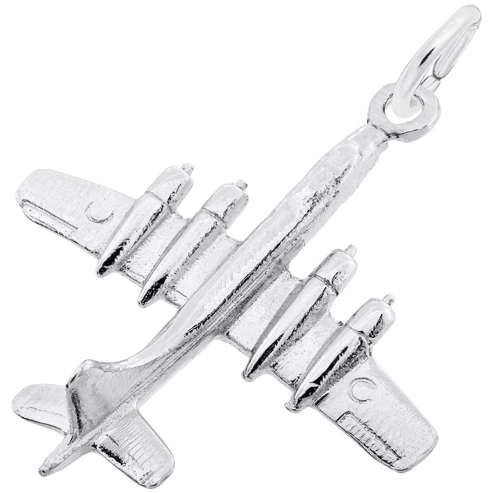 Military Plane Charm