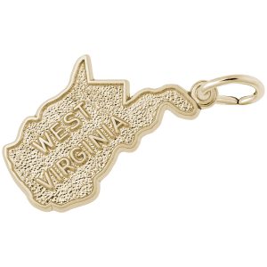 West Virginia Map Charm