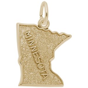 Minnesota Map Charm