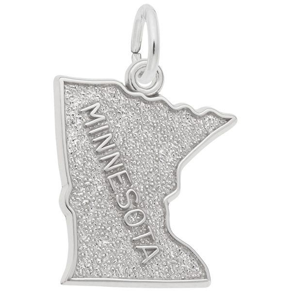 Minnesota Map Charm