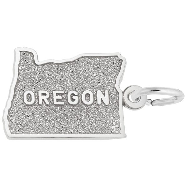 Oregon Map Charm