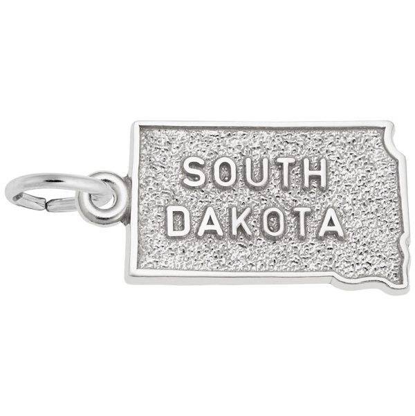 South Dakota Map Charm