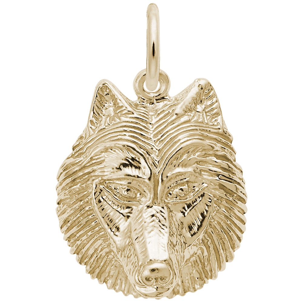 Wolf Head Charm - Image 1