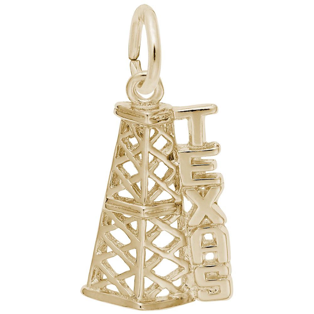 Texas Oil Rig Charm