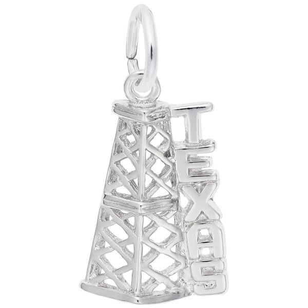 Texas Oil Rig Charm