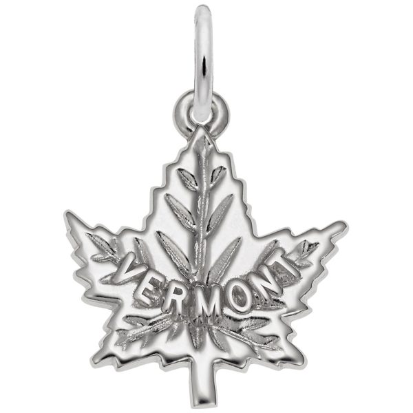 Vermont Maple Leaf Charm