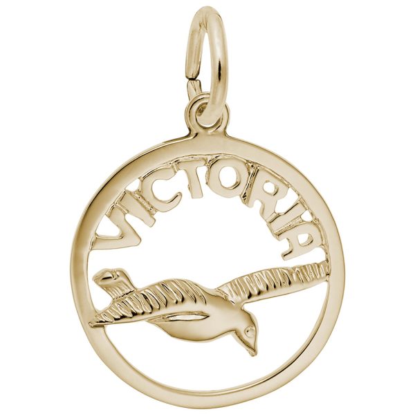 Victoria Bird Open Disc Charm