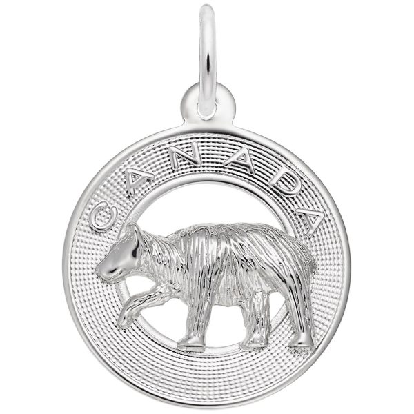 Canada Bear Ring Charm