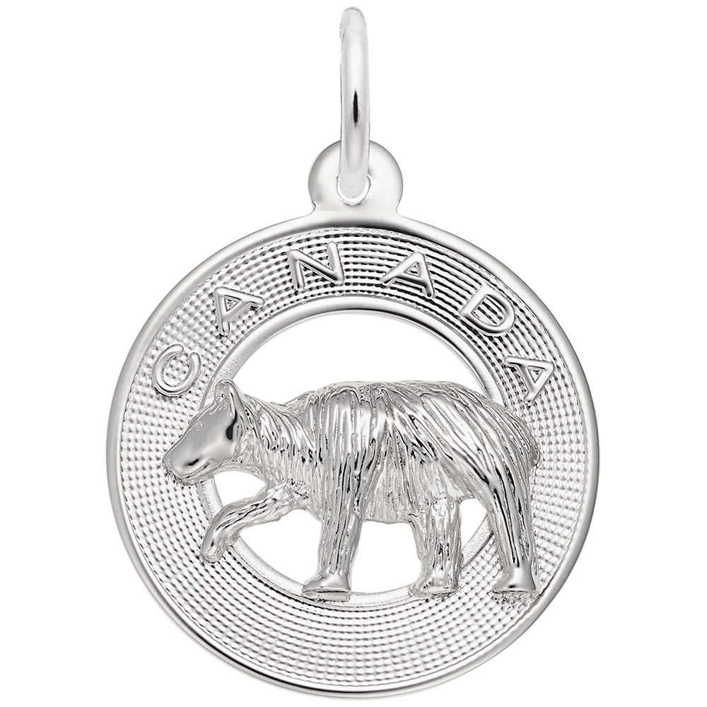 Canada Bear Ring Charm