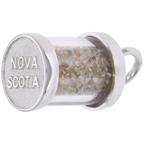 Nova Scotia Sand Capsule Pendant Charm