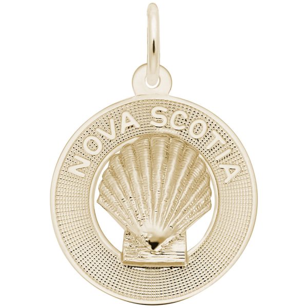Nova Scotia Shell Ring Charm