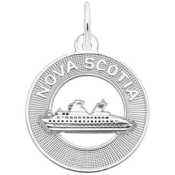 Nova Scotia Cruise Ship Ring Charm