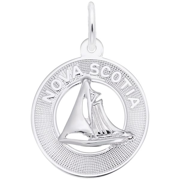 Nova Scotia Sailboat Ring Charm