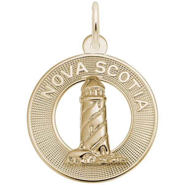 Nova Scotia Lighthouse Ring Charm